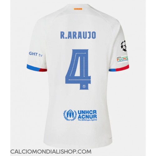 Maglie da calcio Barcelona Ronald Araujo #4 Seconda Maglia 2023-24 Manica Corta